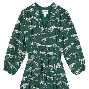 Joanie Clothing Barbara Dinosaur Print Shirt Dress Size 8 US (12 UK)